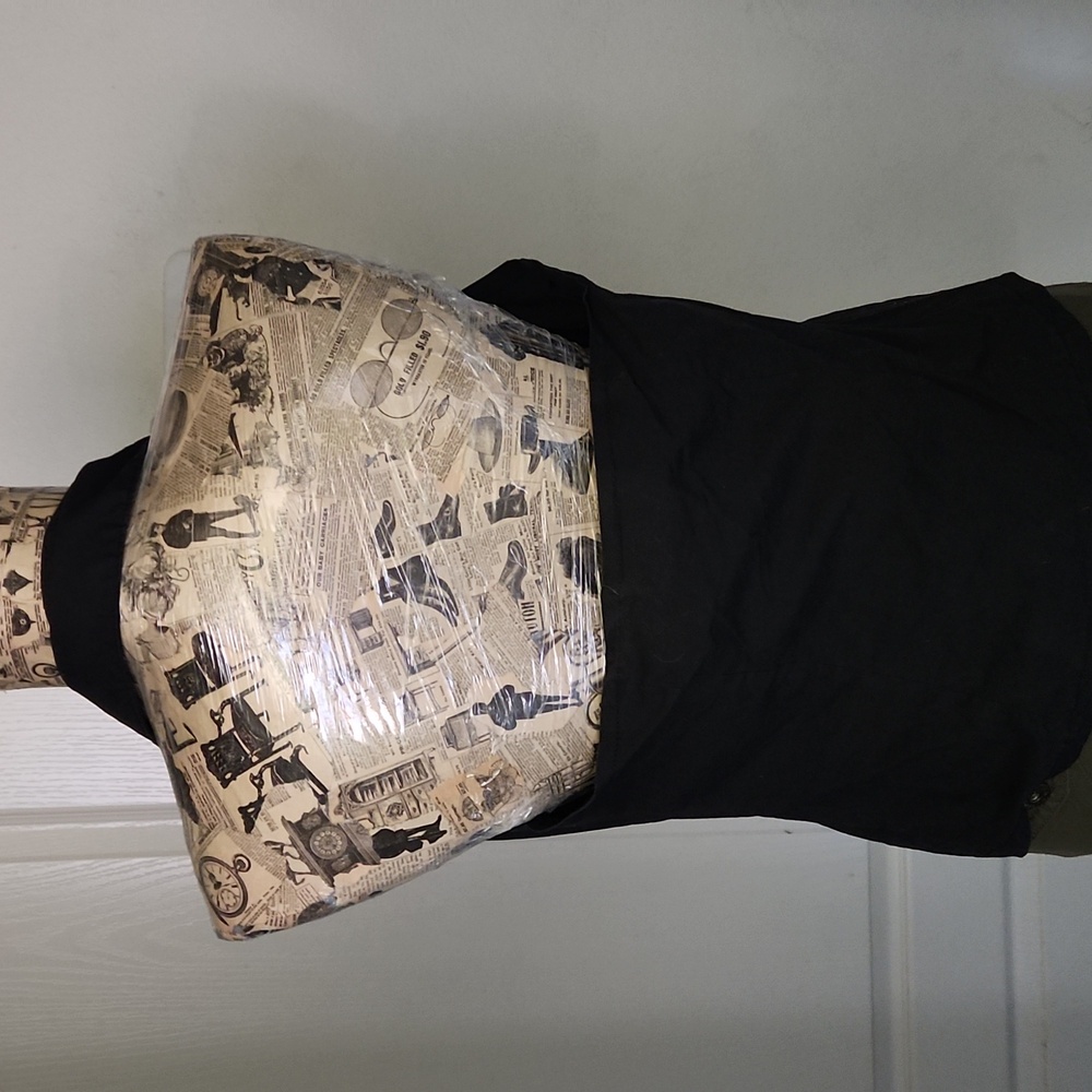 Black halter button up - Picture 3 of 3